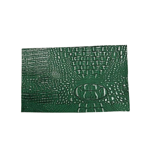 Faux Leather Vinyl Gator Fabric Two Tone