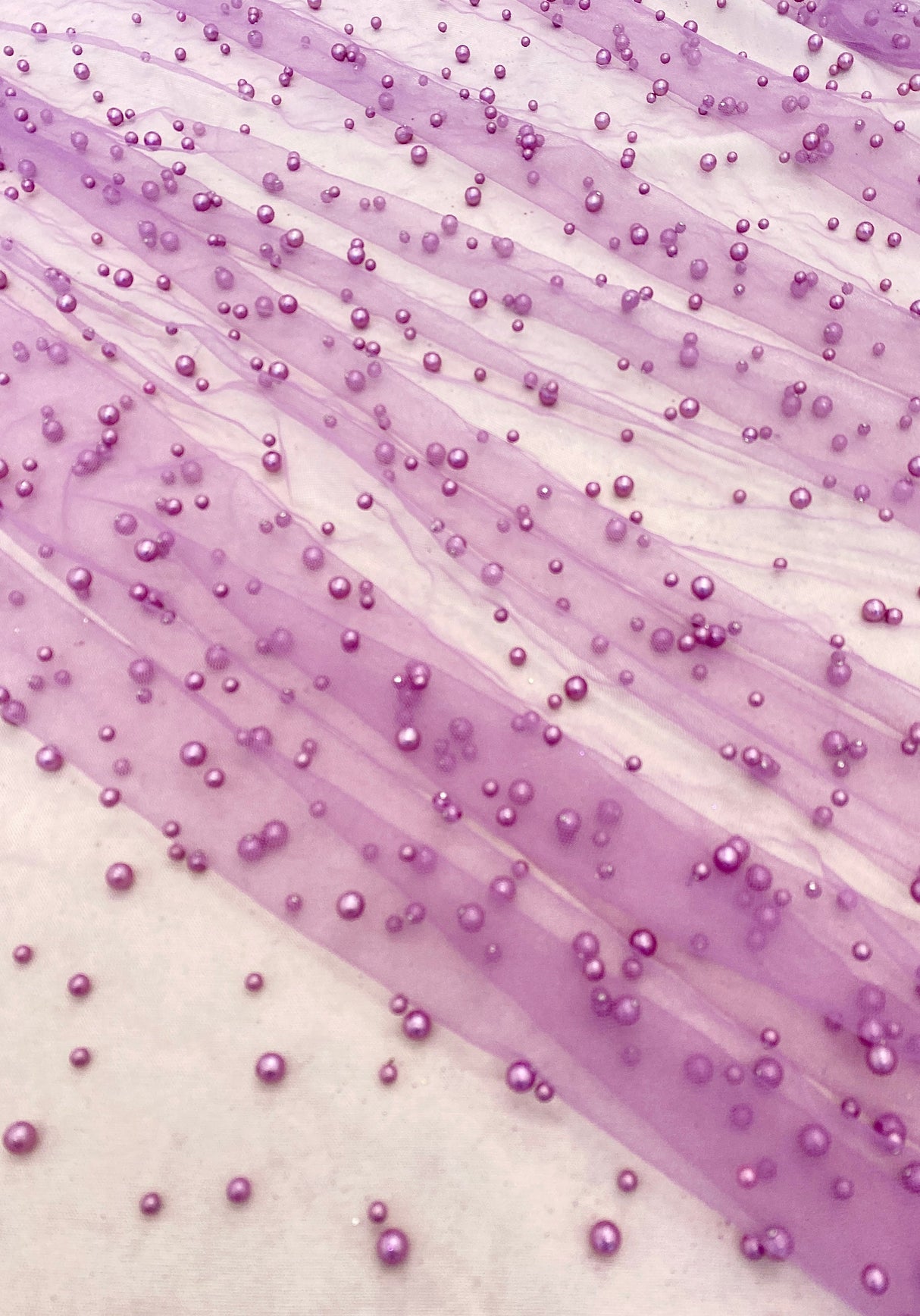 Pearl Tulle Magenta