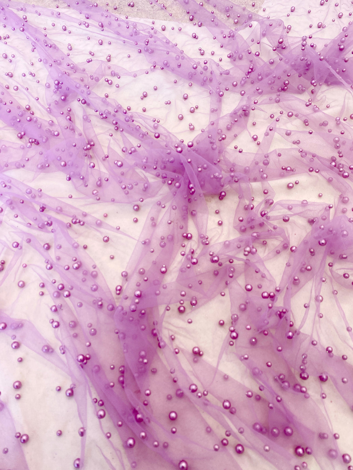 Pearl Tulle Magenta