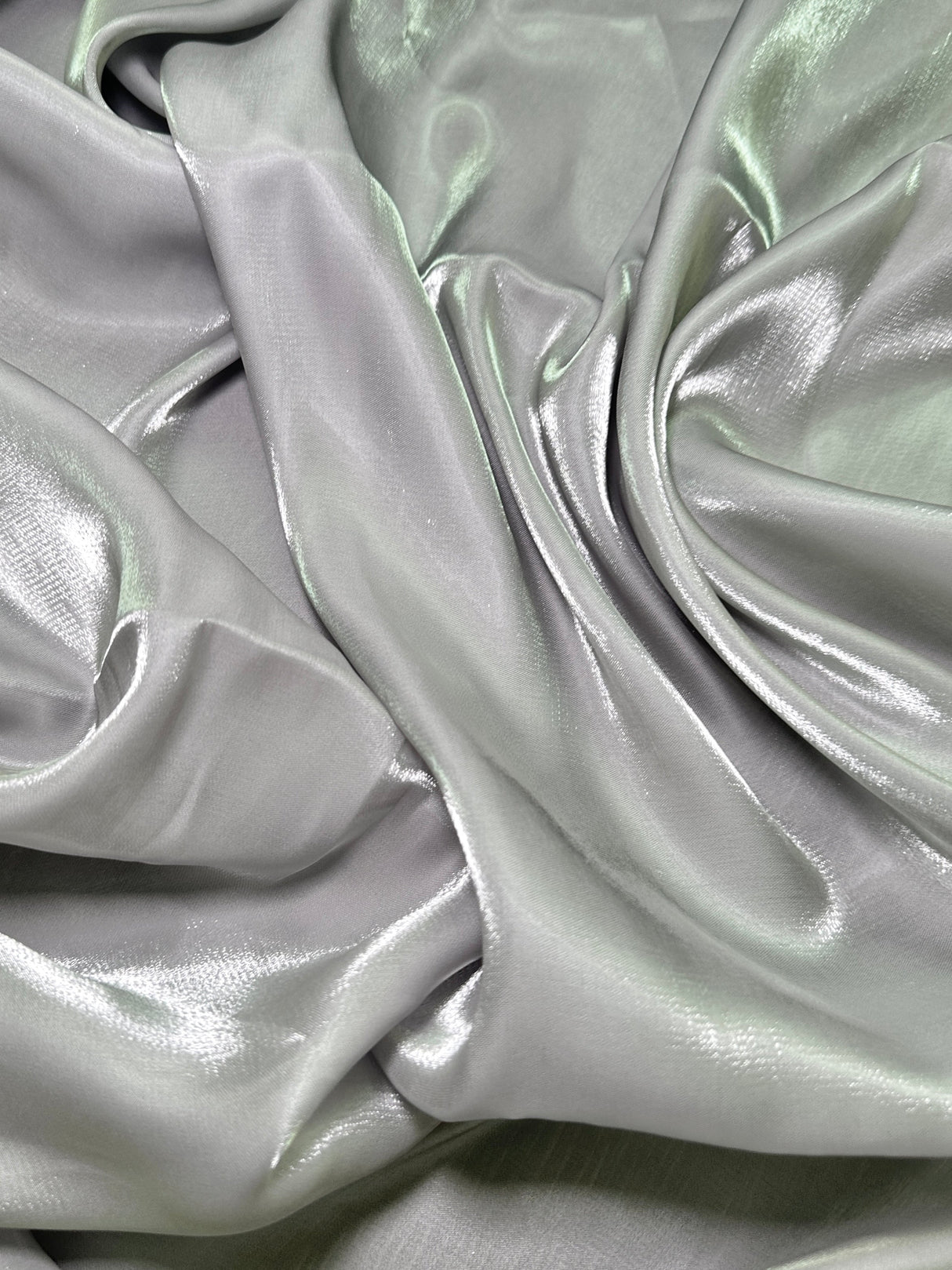 Liquid Shimmery Chiffon Silver