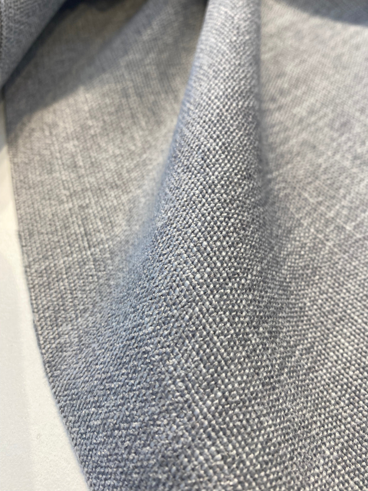 Mitchelle Slate Gray Soft Chenille Upholstery Fabric - Slate Gray, Solid Color, 54" Width (1 Yard)