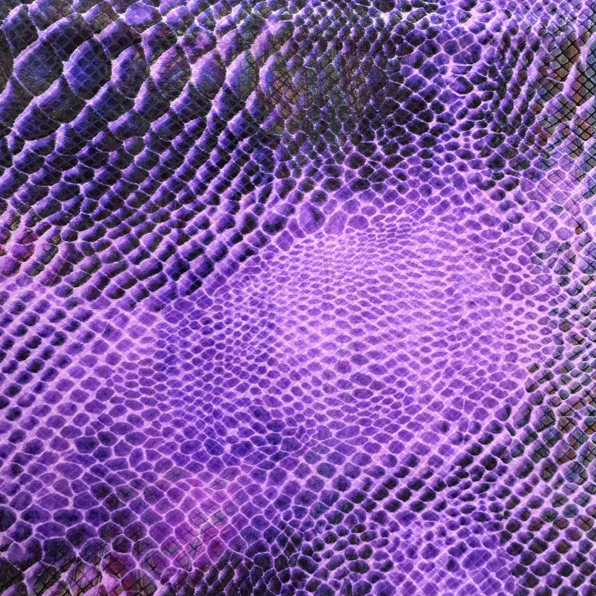 4-Way Stretch Polyester Spandex Fabric Mighty Snake Illusion