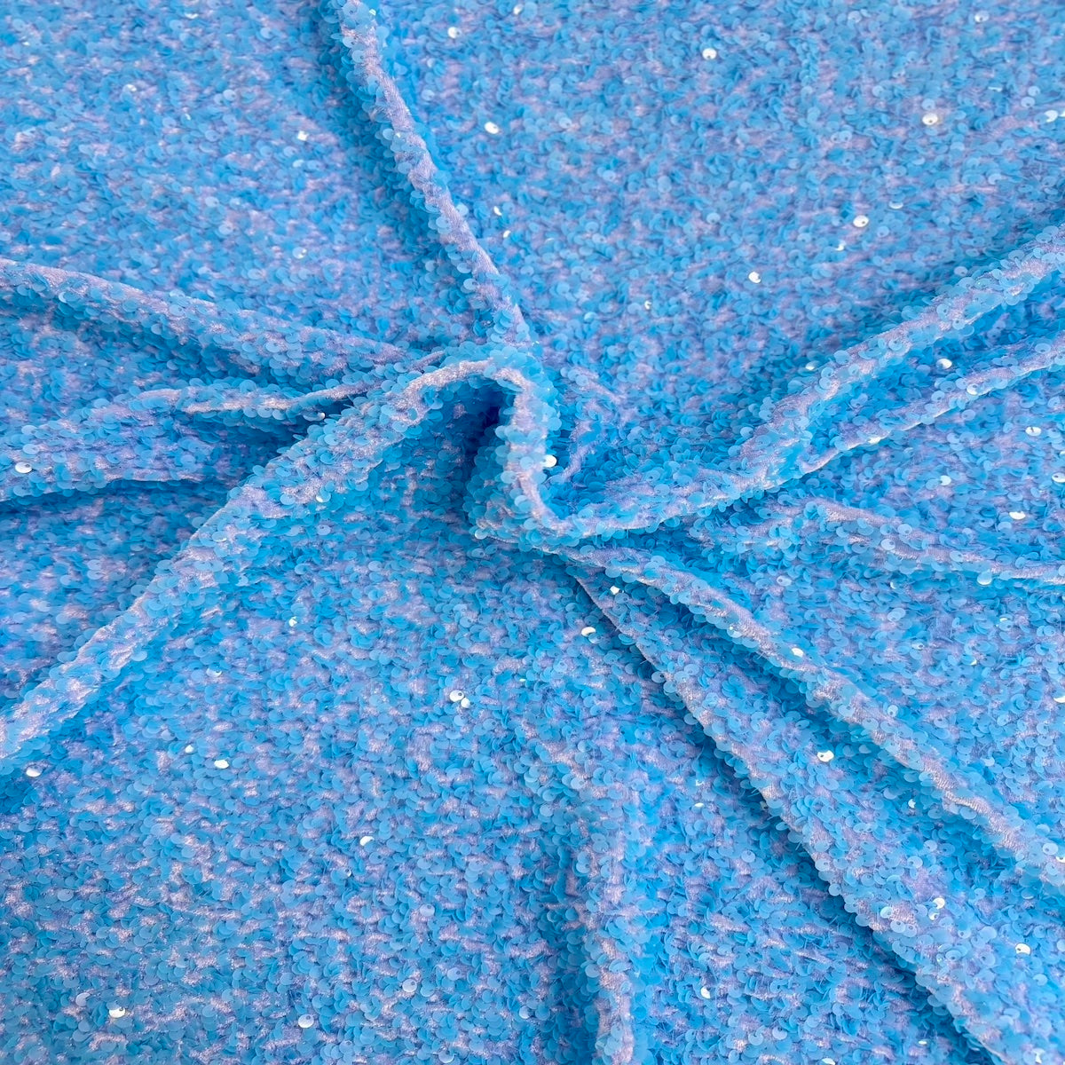 Stretch Velvet Sequin Rodeo Fabric