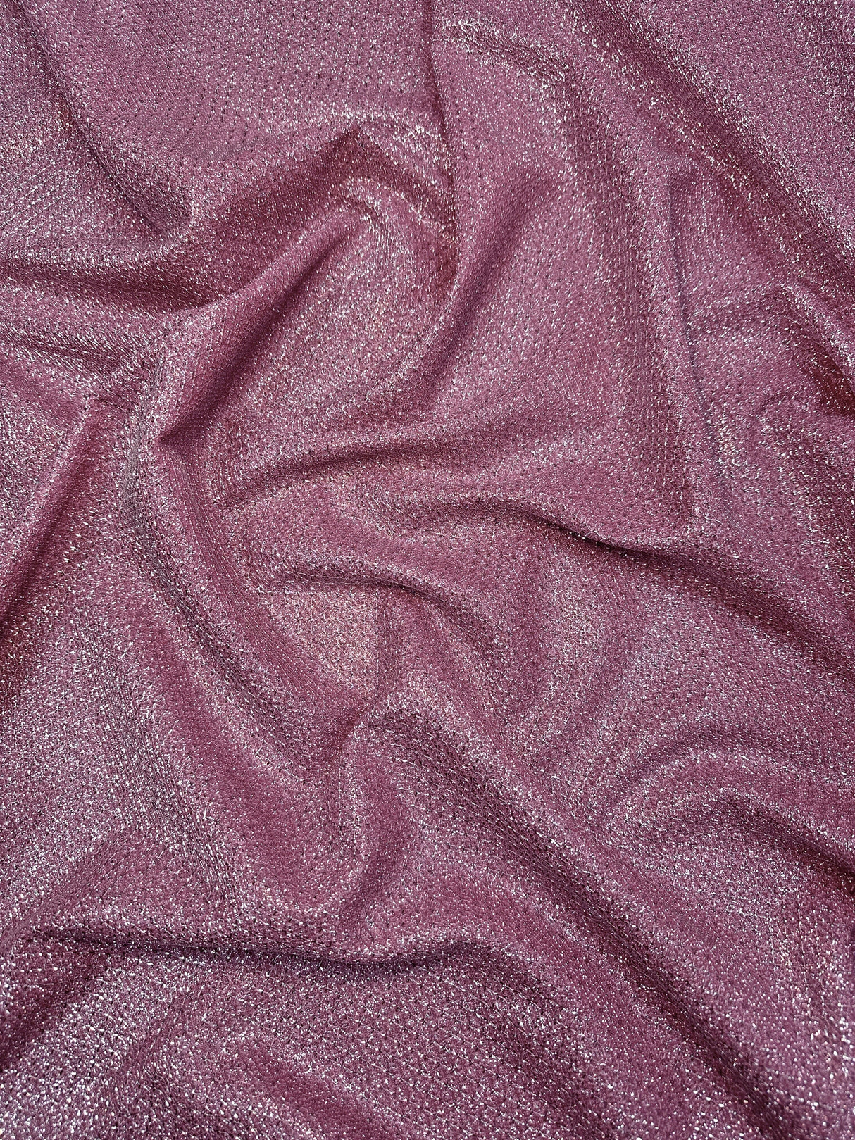 Shimmery Metallic Brocade Pink