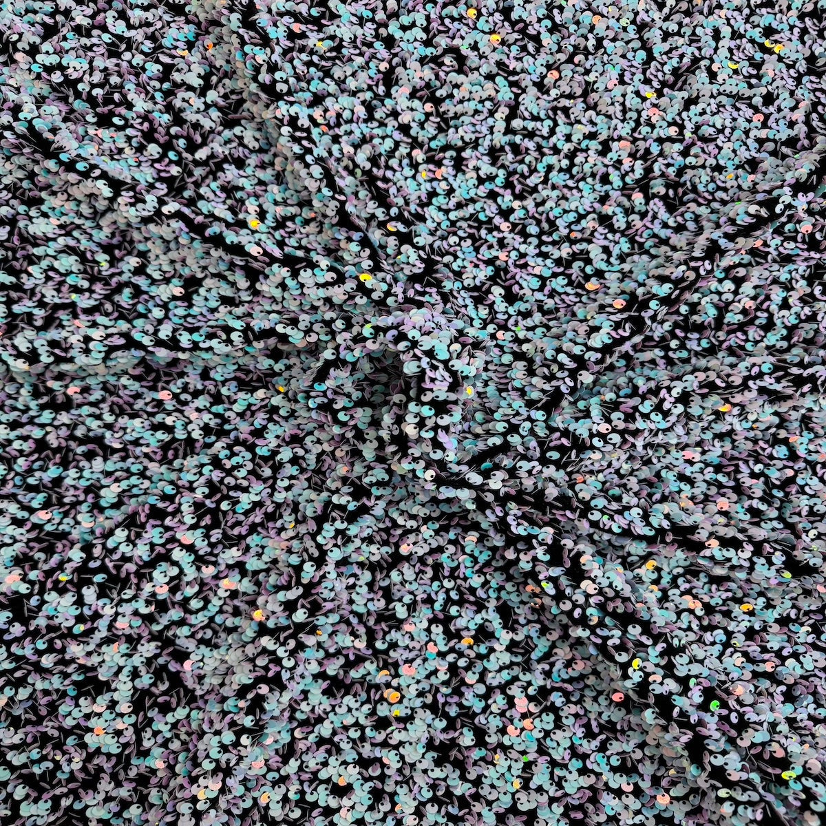 Sequins Embroidered Stretch Velvet Rodeo Fabric - 100 Percent Polyester Fabric, 2-Way Stretch, 60" Width, Sequins 54" Width, Multiple Colors (1 Yard)