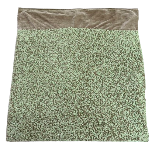 Sequins Embroidered Stretch Velvet Rodeo Fabric - 100 Percent Polyester Fabric, 2-Way Stretch, 60" Width, Sequins 54" Width, Multiple Colors (1 Yard)