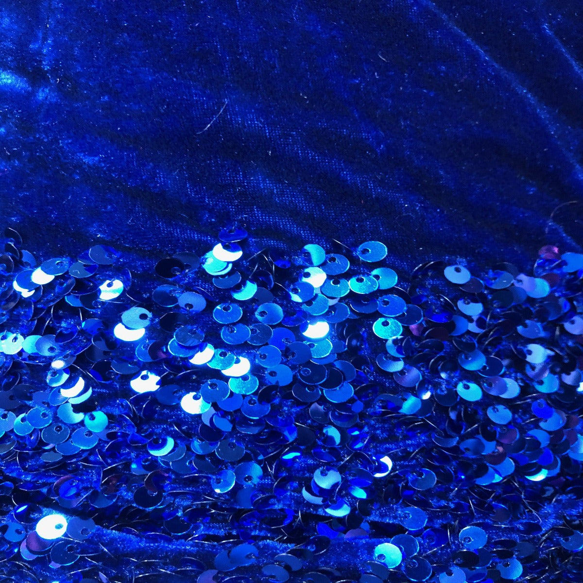 Sequins Embroidered Stretch Velvet Rodeo Fabric - 100 Percent Polyester Fabric, 2-Way Stretch, 60" Width, Sequins 54" Width, Multiple Colors (1 Yard)
