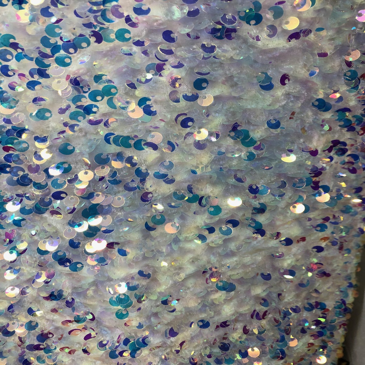 Sequins Embroidered Stretch Velvet Rodeo Fabric - 100 Percent Polyester Fabric, 2-Way Stretch, 60" Width, Sequins 54" Width, Multiple Colors (1 Yard)