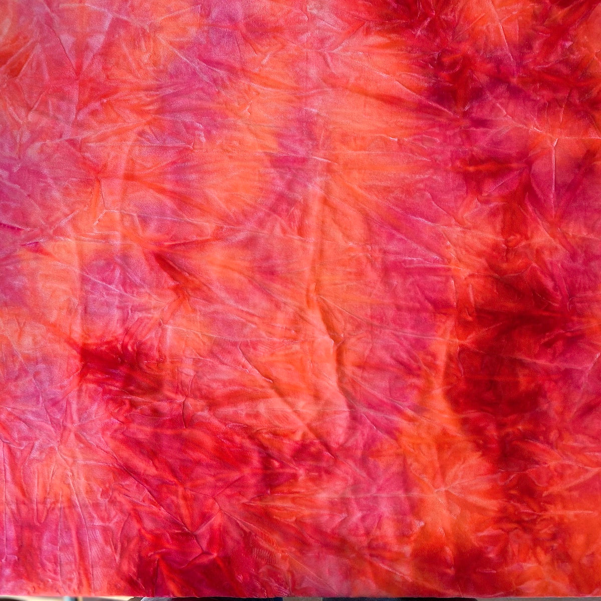 Tie Dye Stretch Velvet Fabric - 4-Way Stretch, 60" Width, 360 GSM (1 Yard)