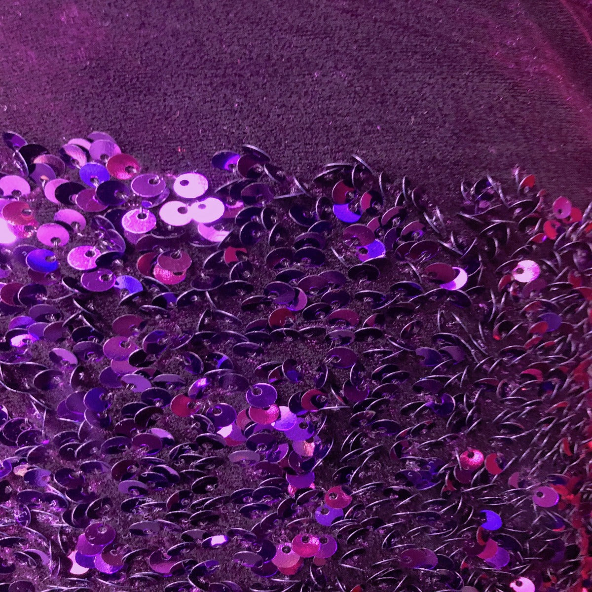 Sequins Embroidered Stretch Velvet Rodeo Fabric - 100 Percent Polyester Fabric, 2-Way Stretch, 60" Width, Sequins 54" Width, Multiple Colors (1 Yard)