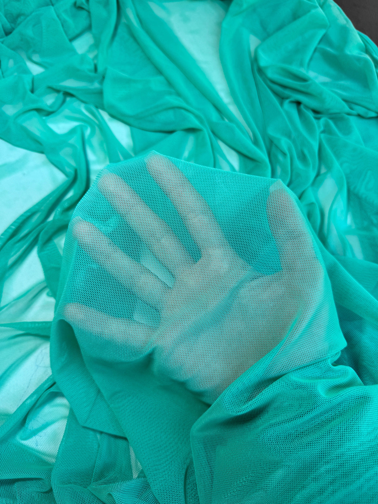 Mint Green 4-Way Stretch Power Mesh