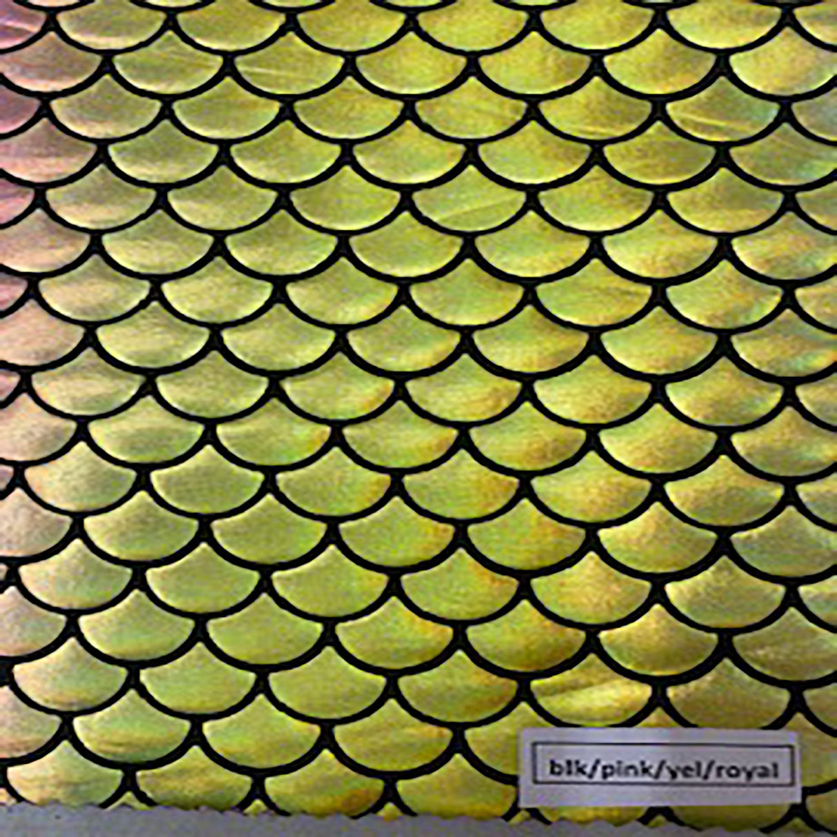 Poly Spandex Mermaid Foil Fabric 60" Multi Color