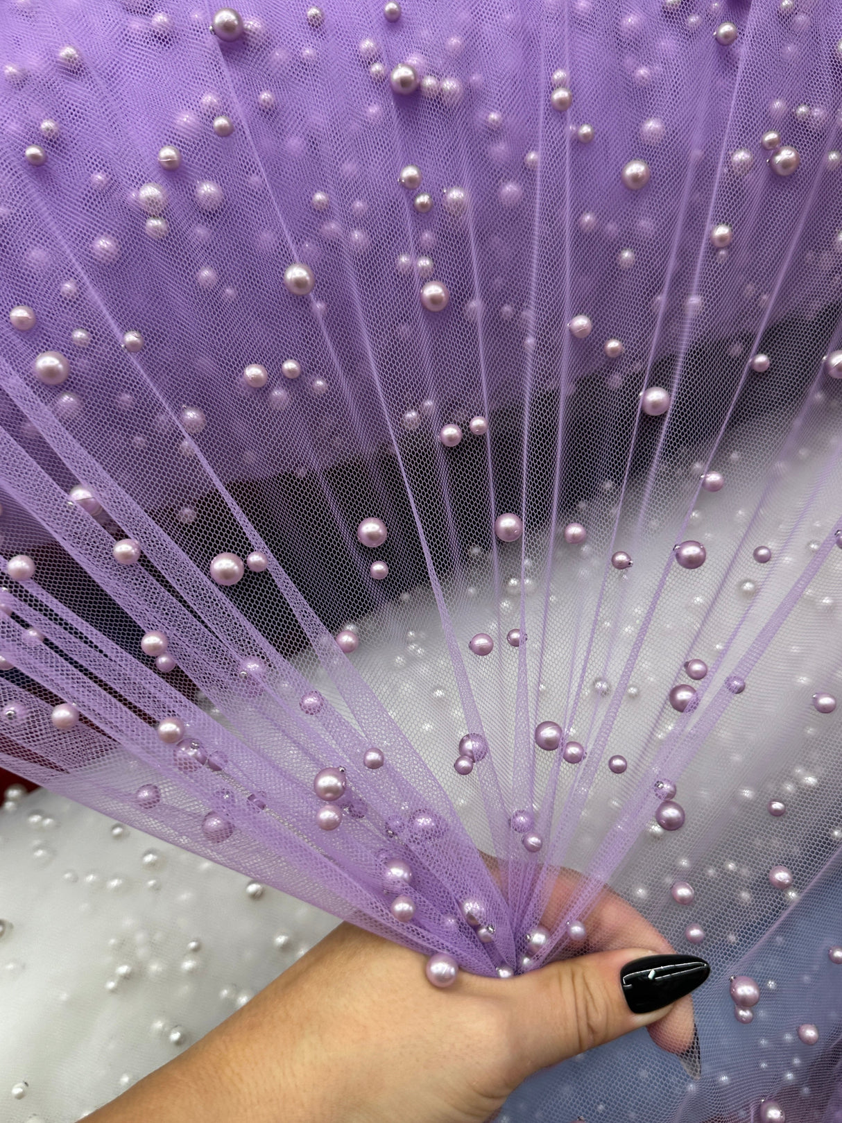 Pearl Tulle Lavender