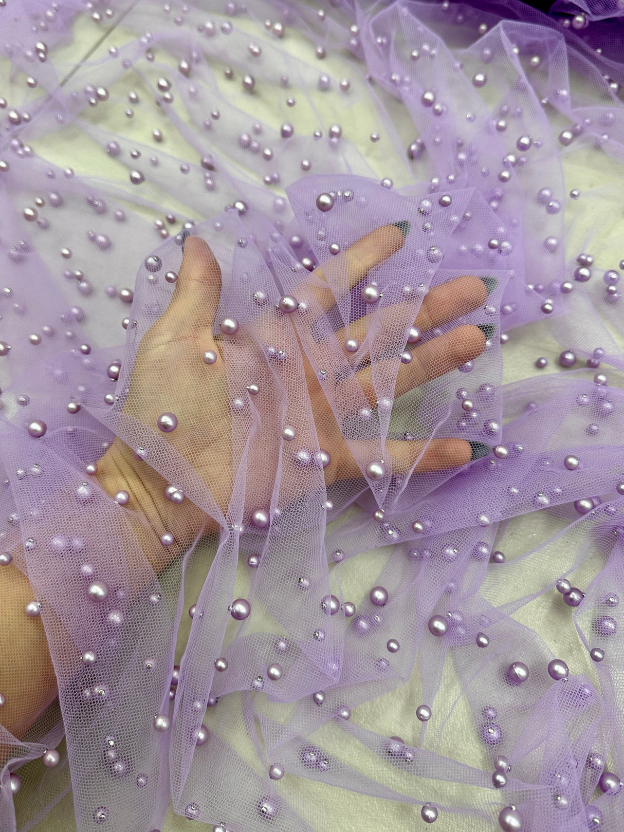 Pearl Tulle Lavender