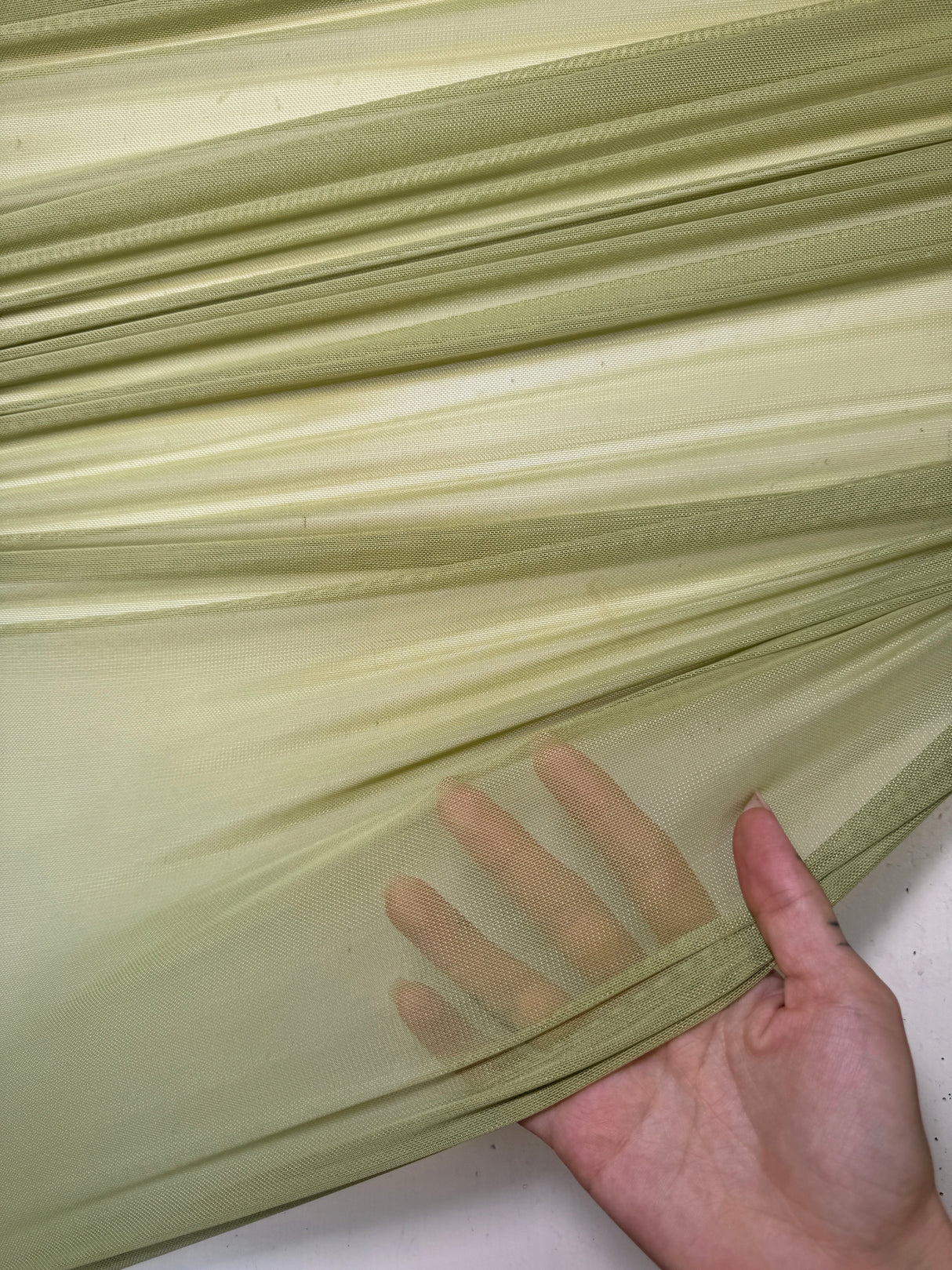 4 Way Stretch Power Mesh Olive Green