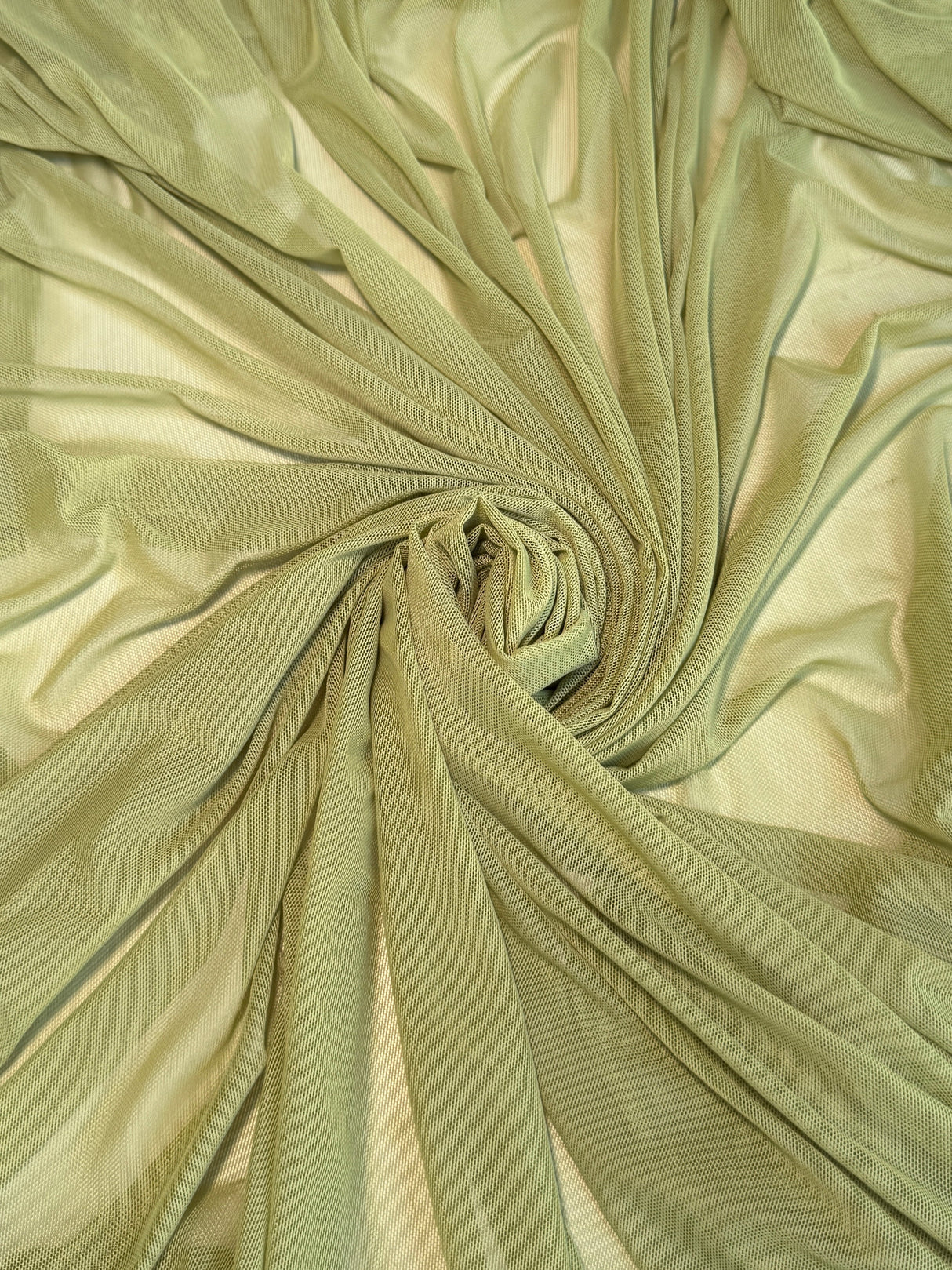 4 Way Stretch Power Mesh Olive Green
