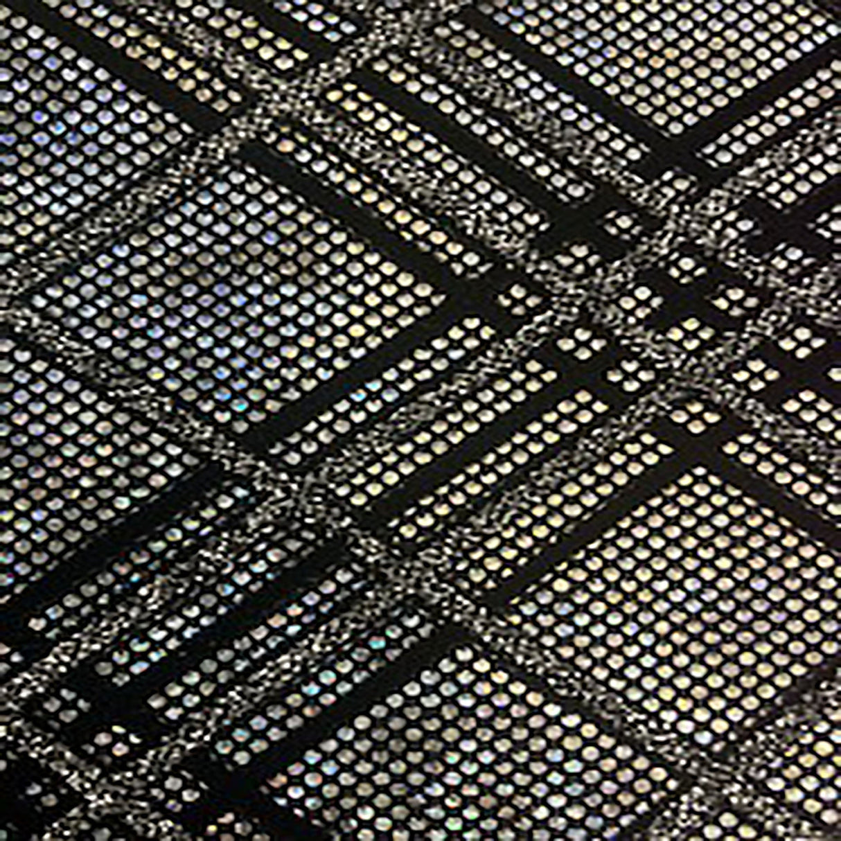 Nylon Spandex Hologram Flocking Glitter Fabric 60"