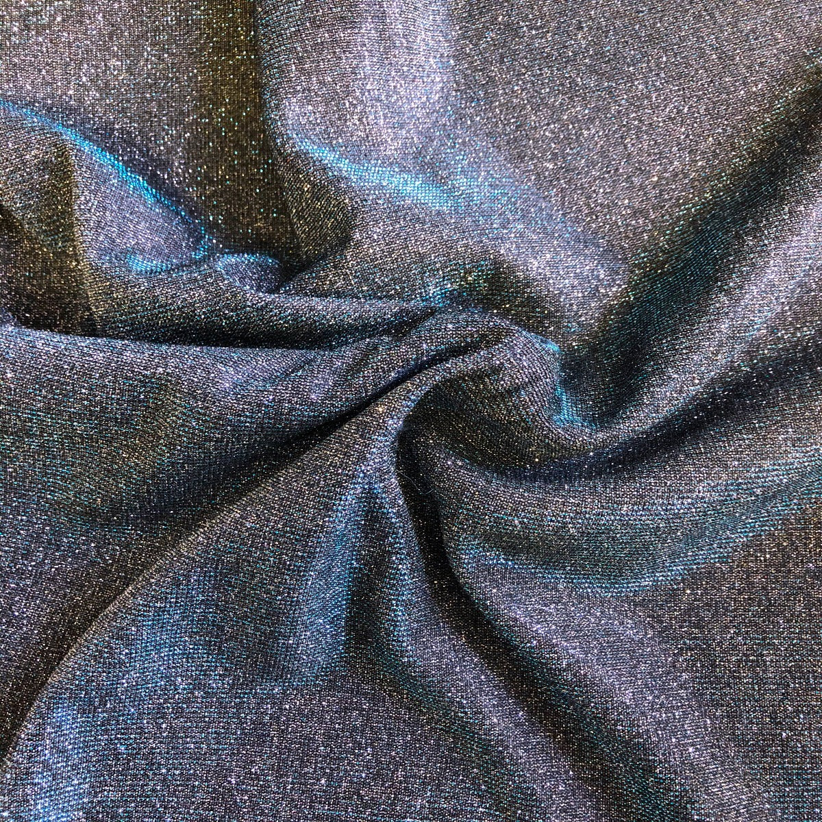 Holographic Shimmer Lurex Glitter Rayon Fabric - Holographic Glitter, 60" Width (1 Yard)