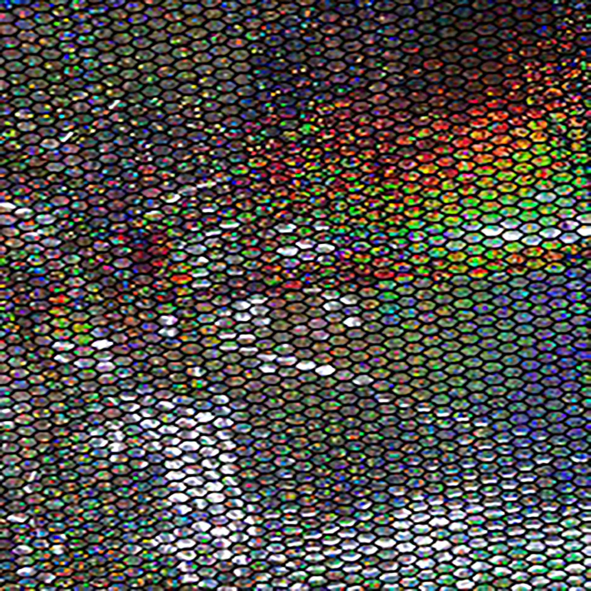 Honeycomb Sequin Nylon Metallic Spandex Fabric 60"