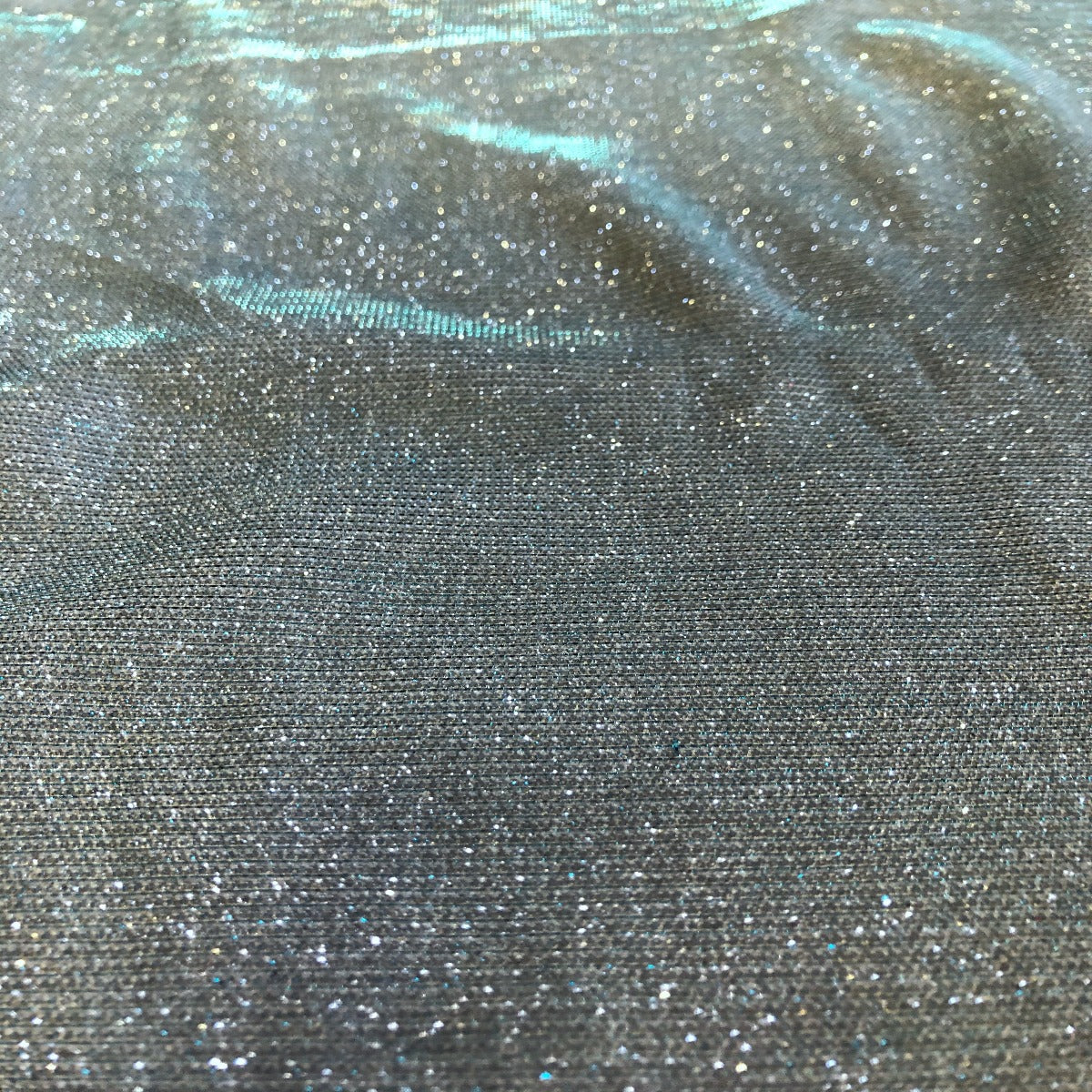 Holographic Shimmer Lurex Glitter Rayon Fabric - Holographic Glitter, 60" Width (1 Yard)