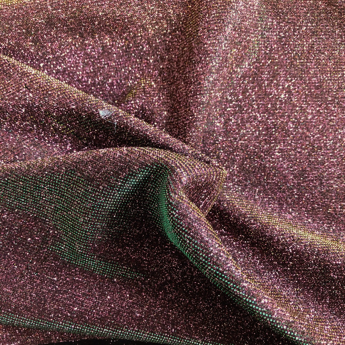 Holographic Shimmer Lurex Glitter Rayon Fabric - Holographic Glitter, 60" Width (1 Yard)