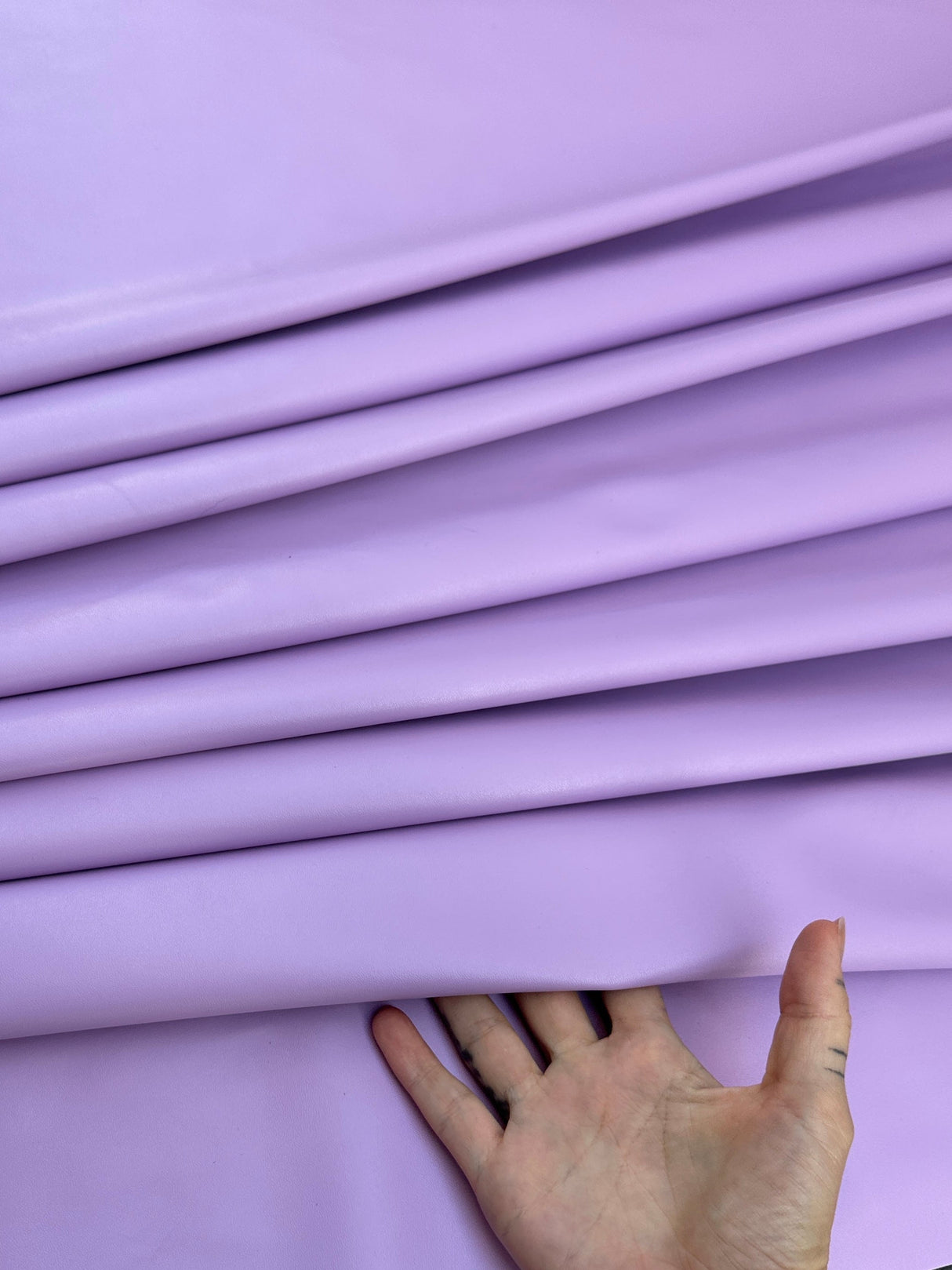 Lavender Stretch Faux Leather