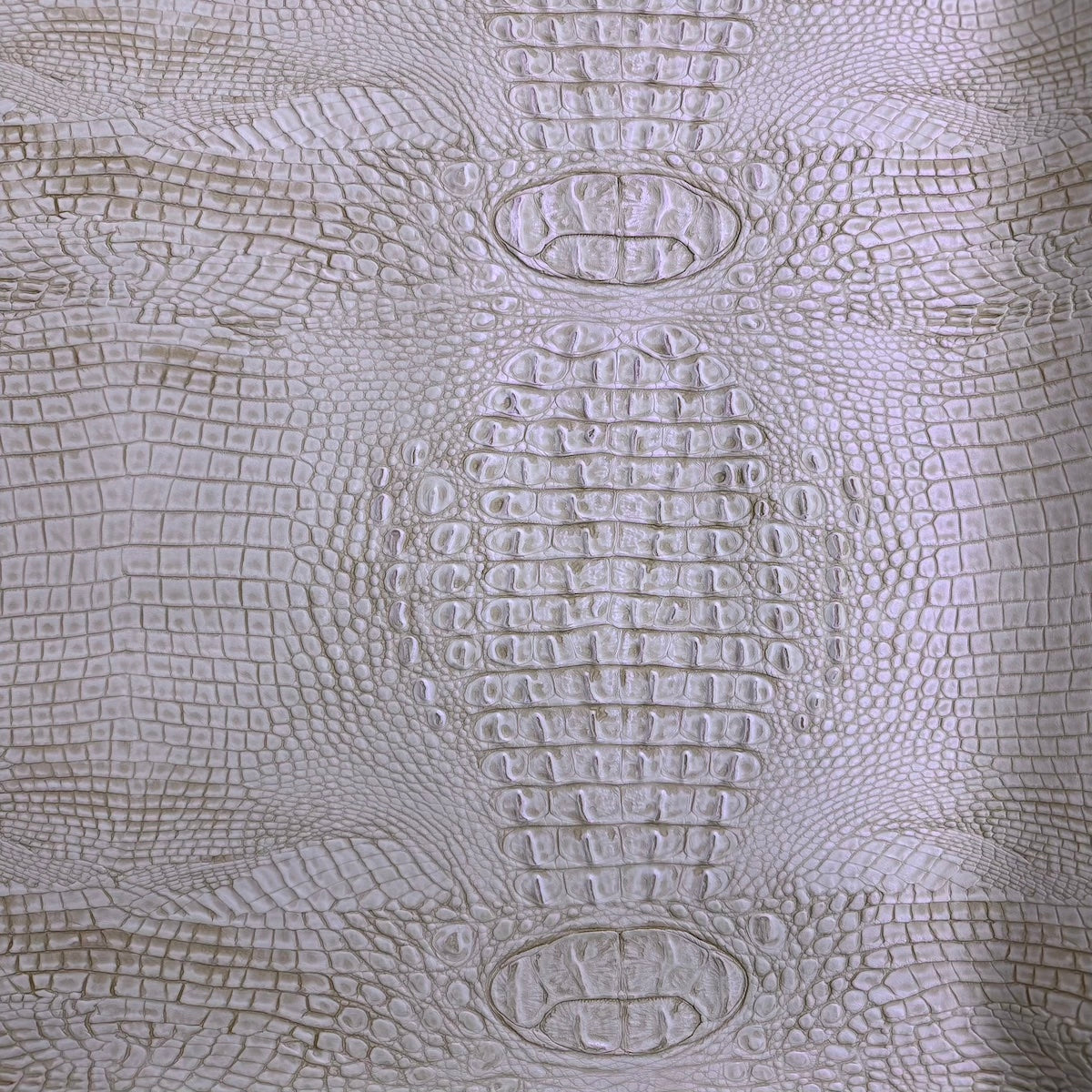 Mugger Two Tone Gator Faux Leather Vinyl Fabric - Two Tone Gator Pattern, 56" Width (1 Yard)