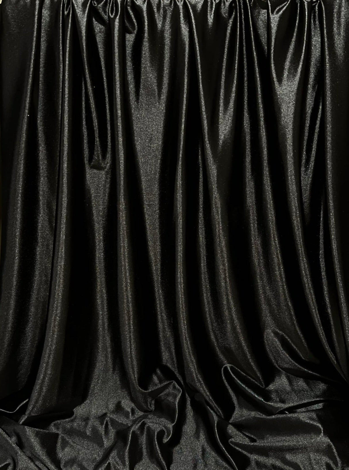 Shiny Nylon Spandex Black