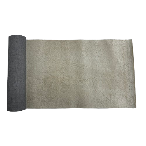 Vintage Distressed Faux Leather Suede Vinyl Fabric - Distressed Textured, 54" Width (1 Yard)