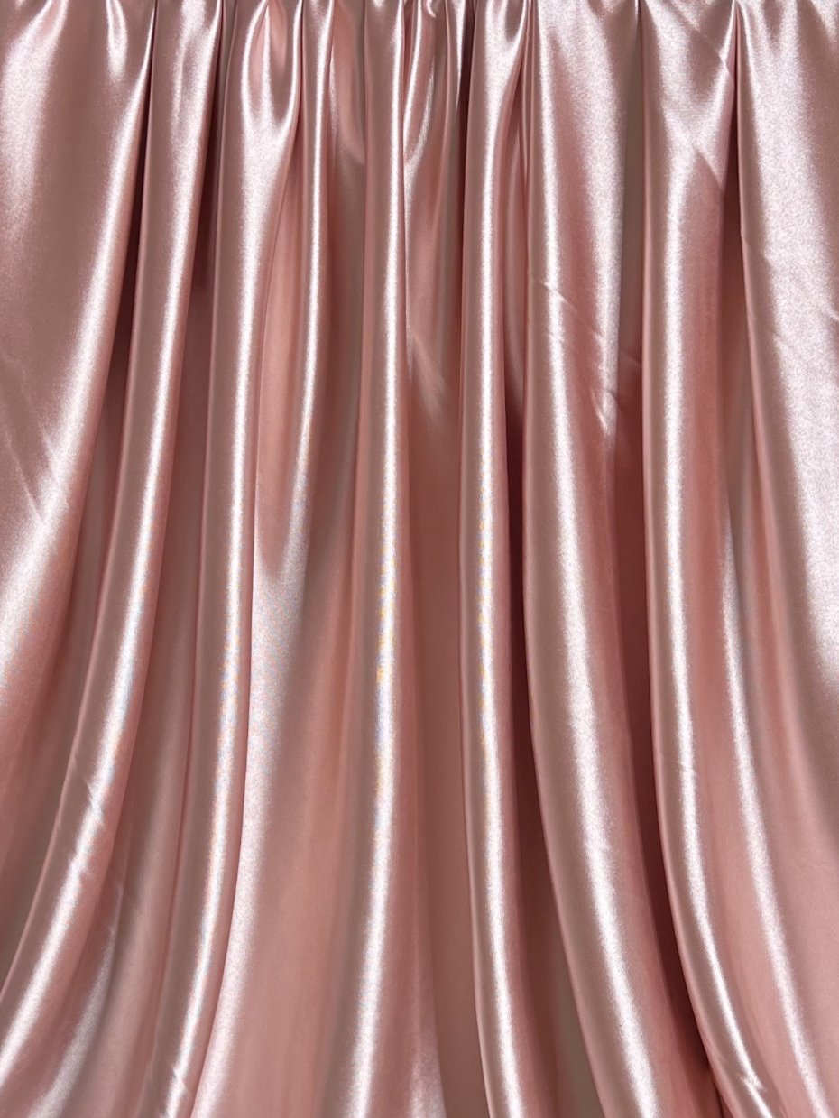 Shiny Nylon Spandex Blush