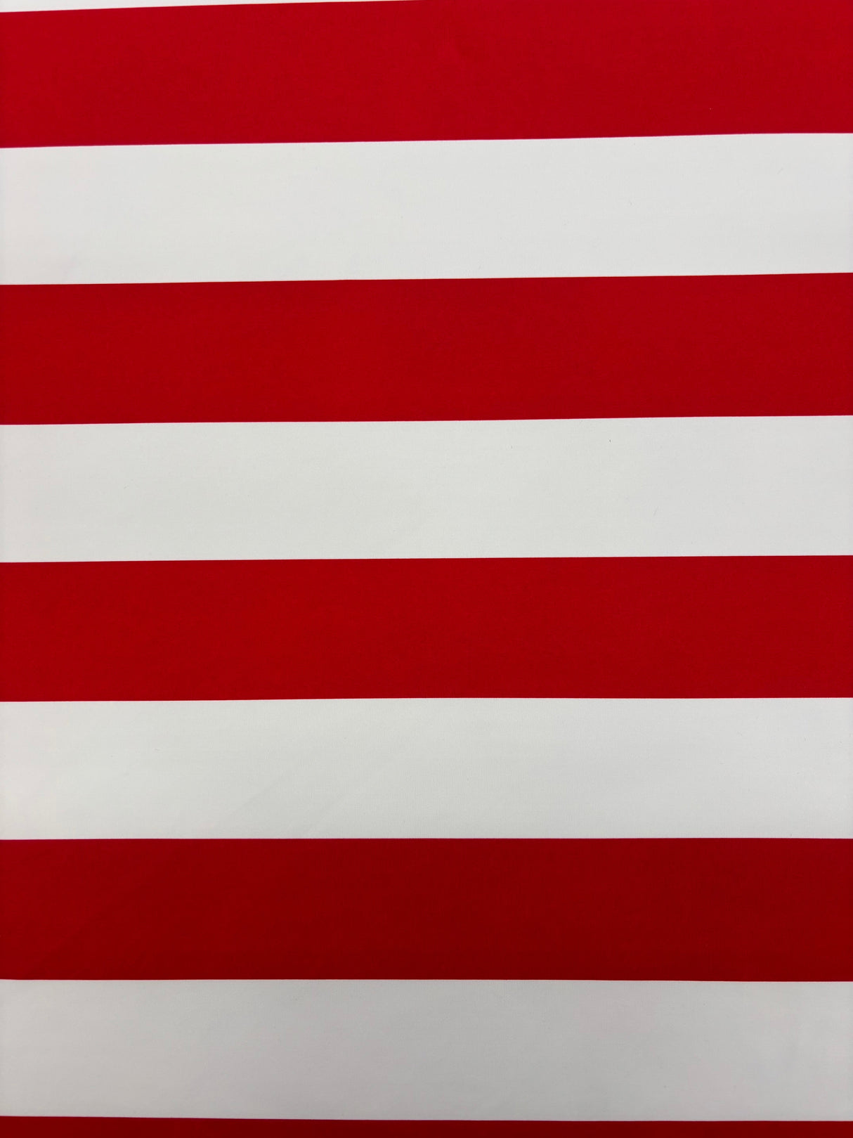 Red One Inch Striped Spandex Fabric - Red Stripes, 58"/60" Width (1 Yard)
