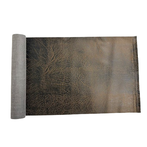 Faux Leather Vinyl Fabric Vintage Distressed Suede
