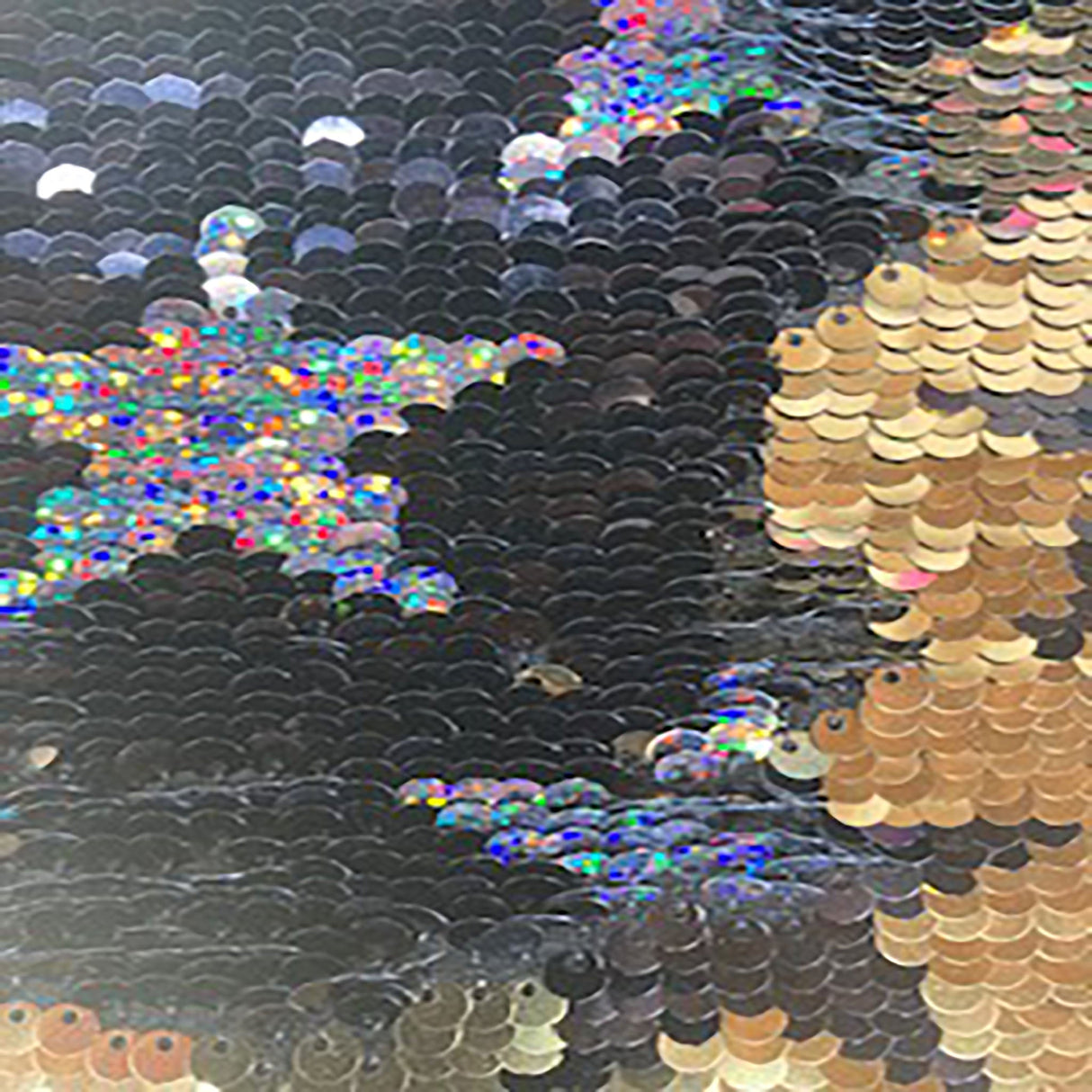 Reversible Sequin Poly Spandex Fabric 56" Width