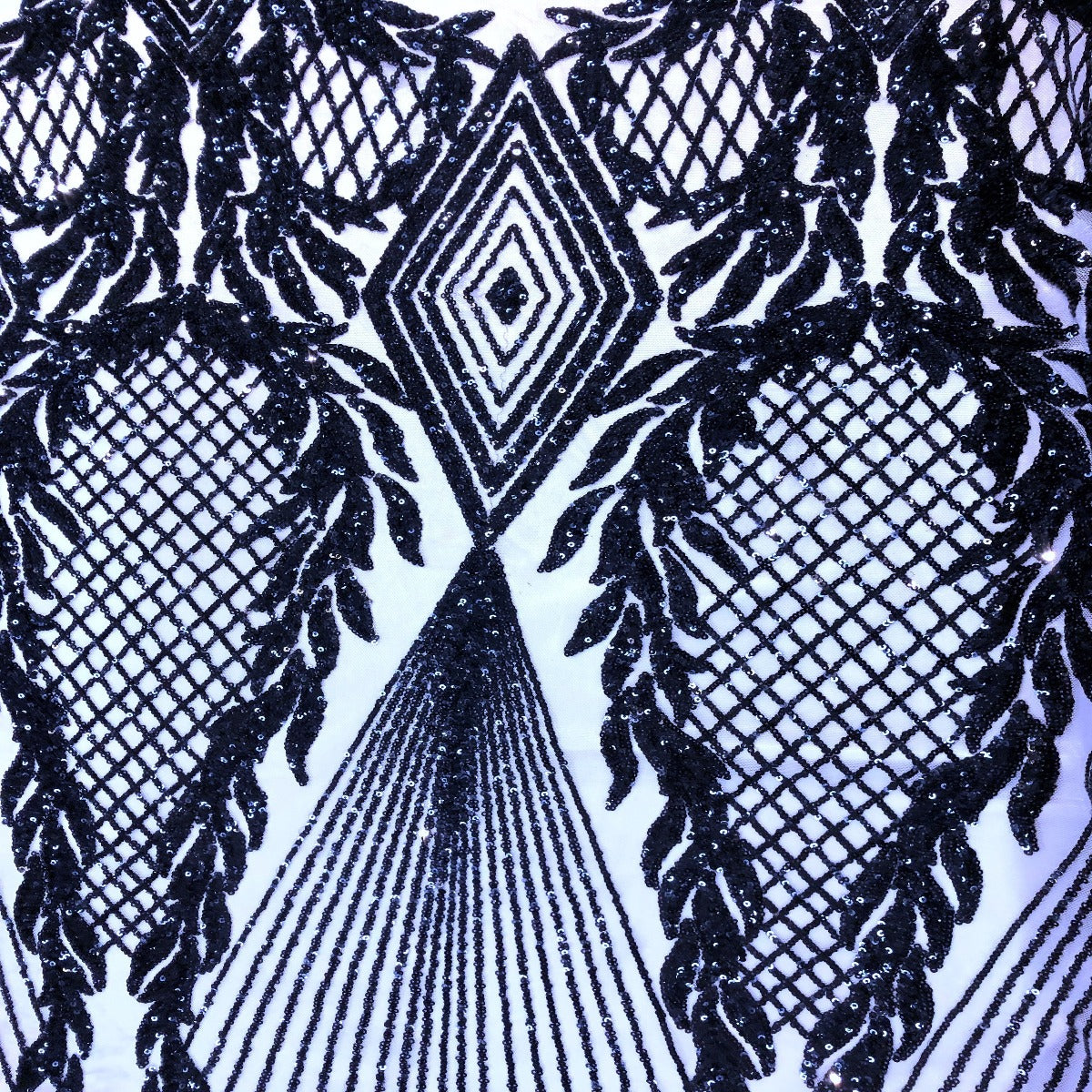 Stretch Sequins Fabric Alpica Geometric