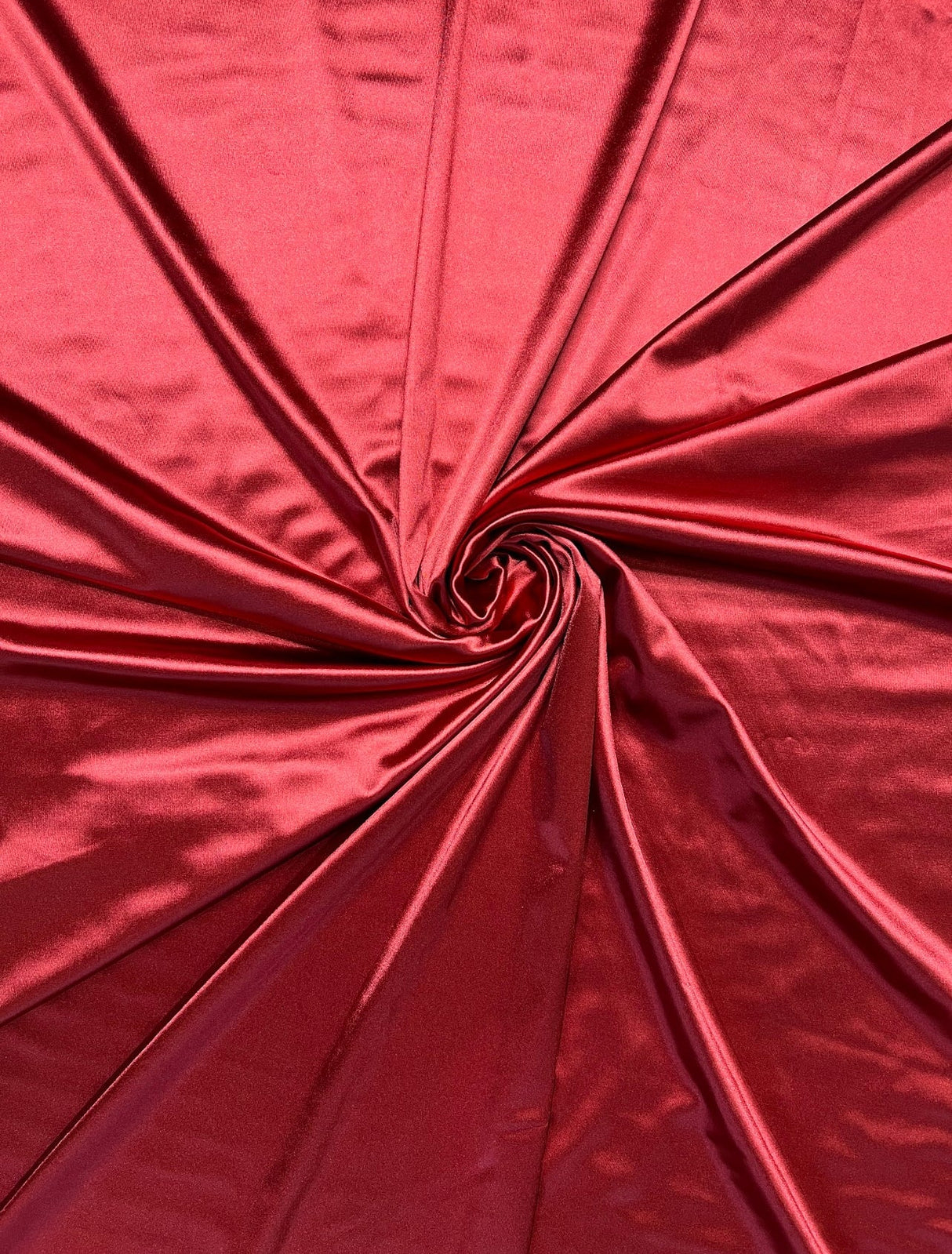 Shiny Nylon Spandex Dark Red