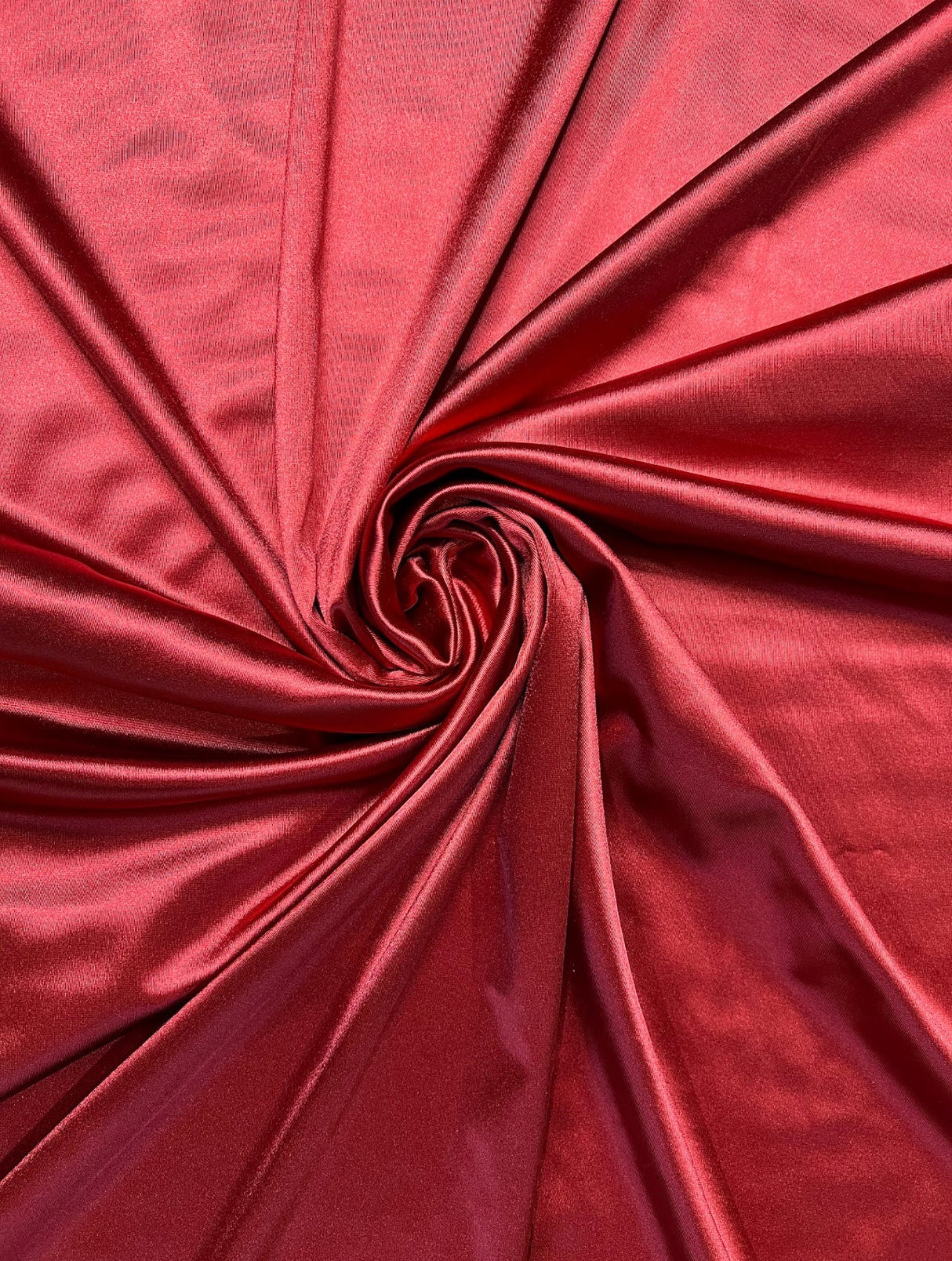 Shiny Nylon Spandex Dark Red