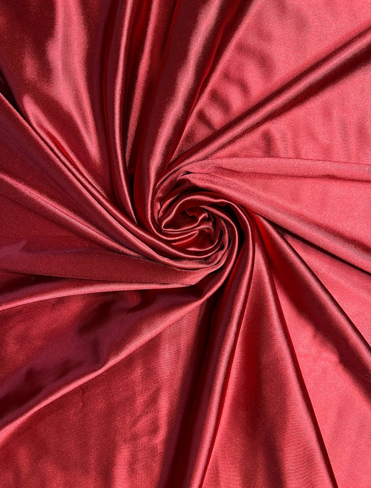 Shiny Nylon Spandex Dark Red