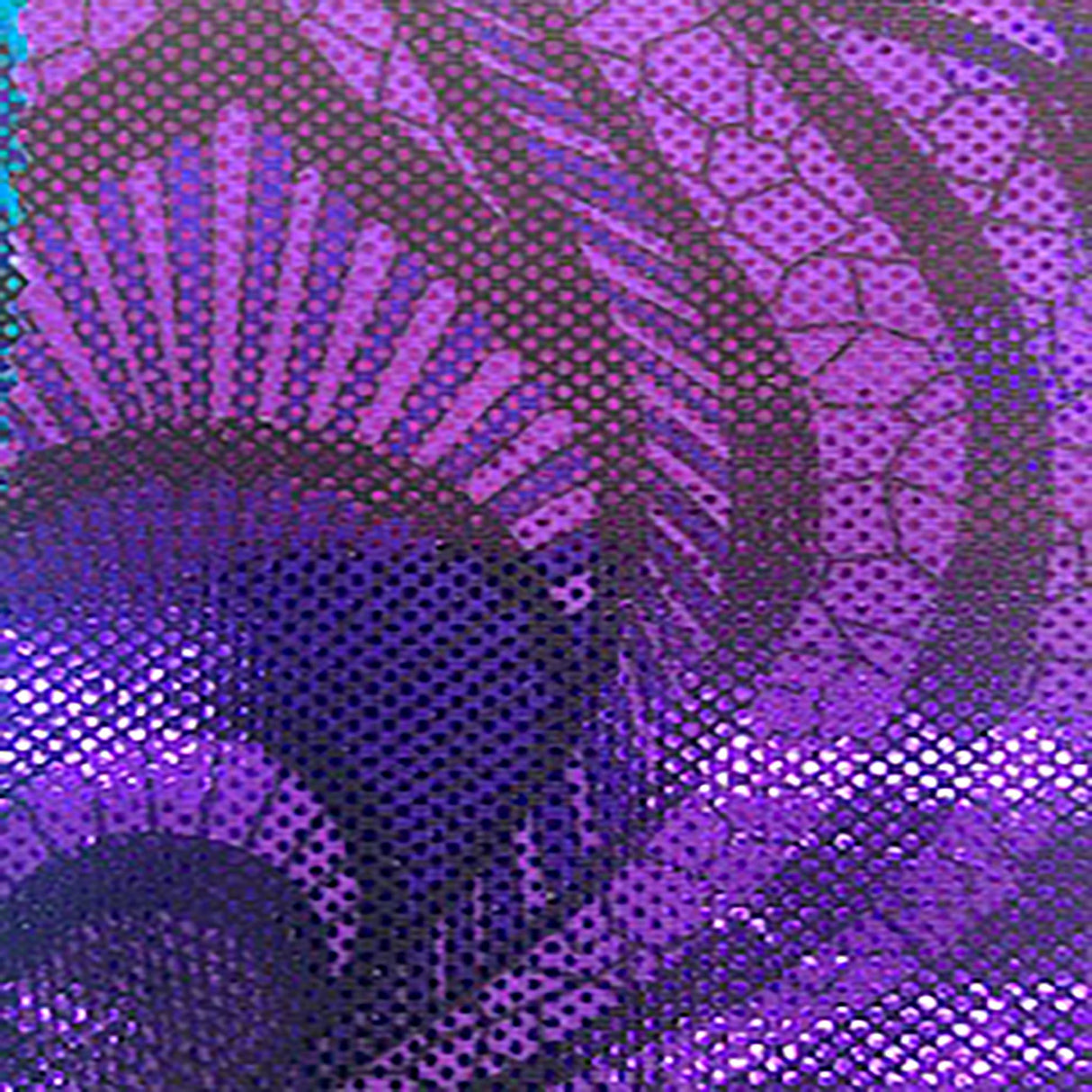 Nylon Spandex Peacock Magic Eye Foil Fabric