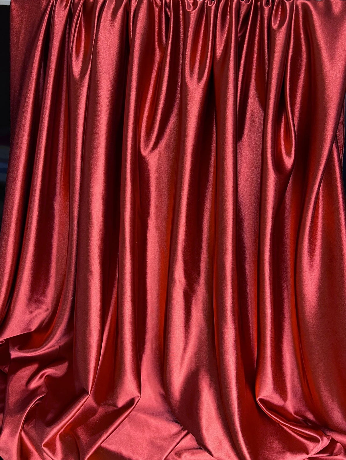 Shiny Nylon Spandex Dark Red