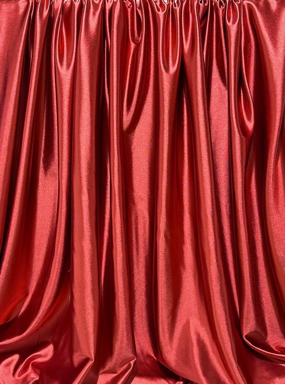 Shiny Nylon Spandex Dark Red