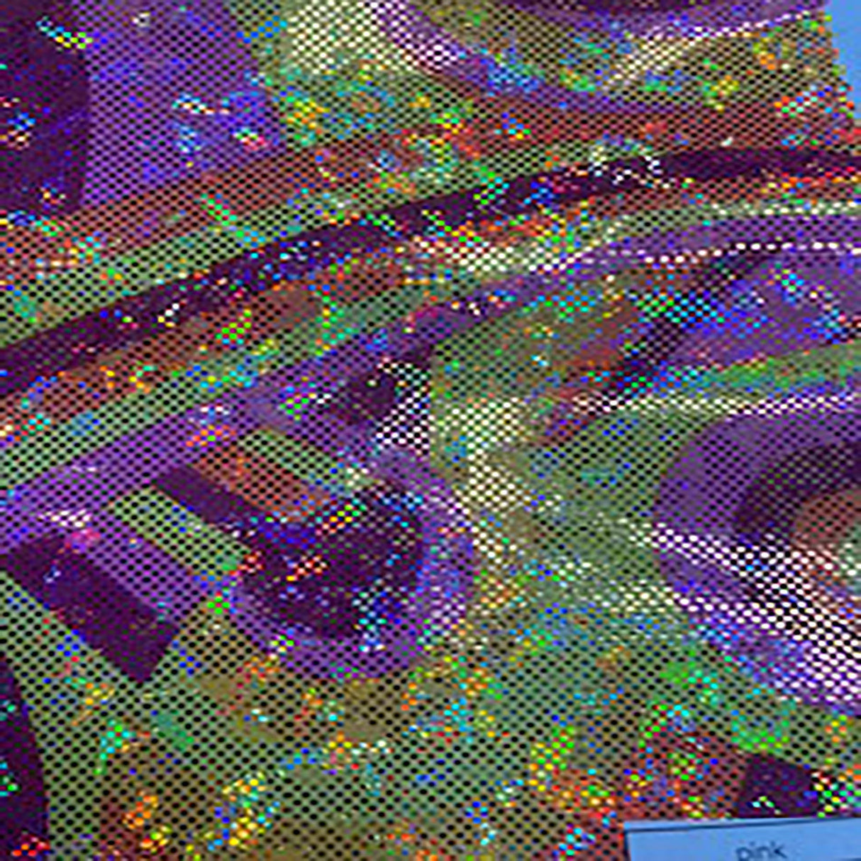 Hologram Nylon Spandex Fabric 4-Way Stretch 60"