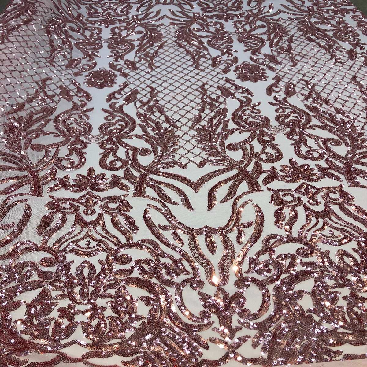 Stretch Sequins Fabric Luna Sequin Mesh