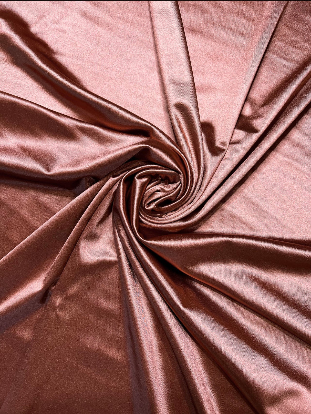 Shiny Nylon Spandex Rusty Rose