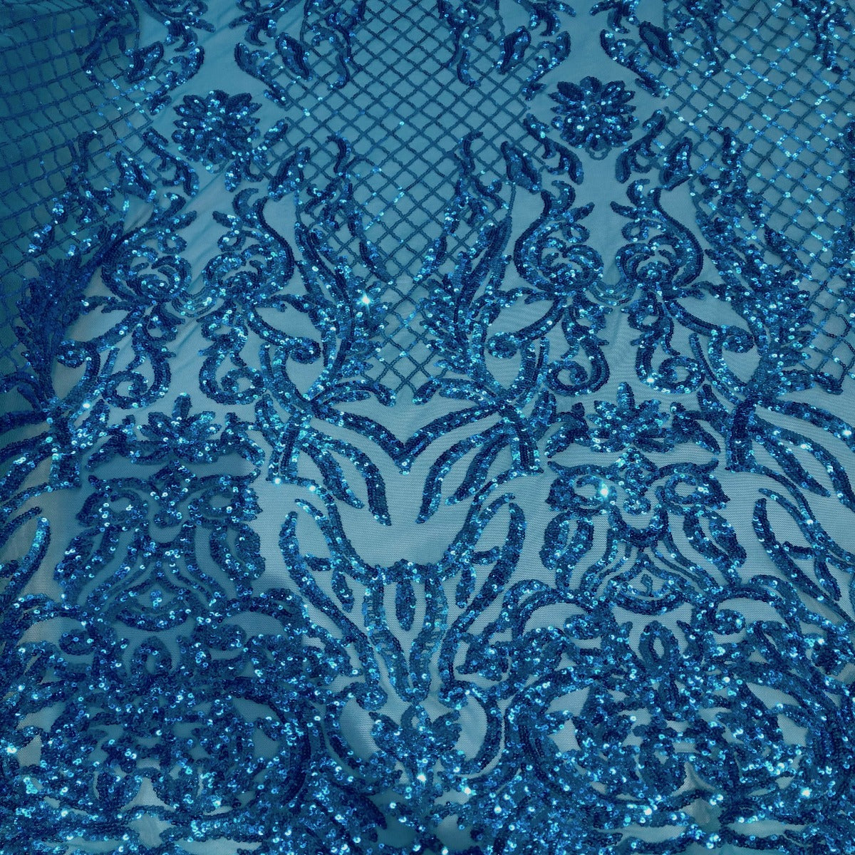 Stretch Sequins Fabric Luna Sequin Mesh