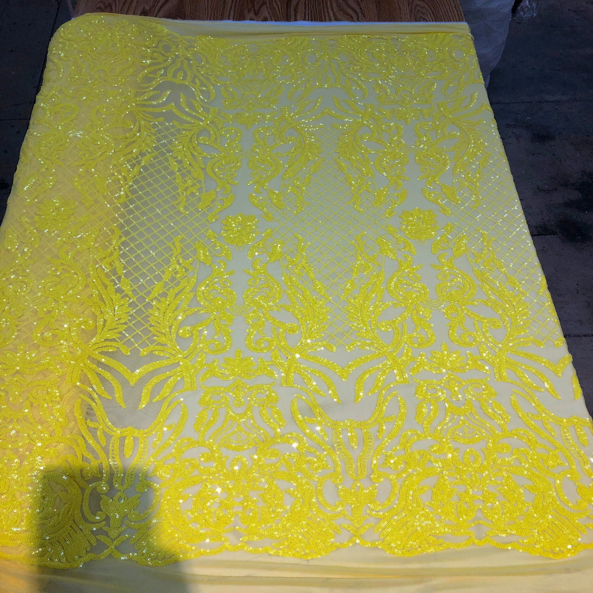 Stretch Sequins Fabric Luna Sequin Mesh