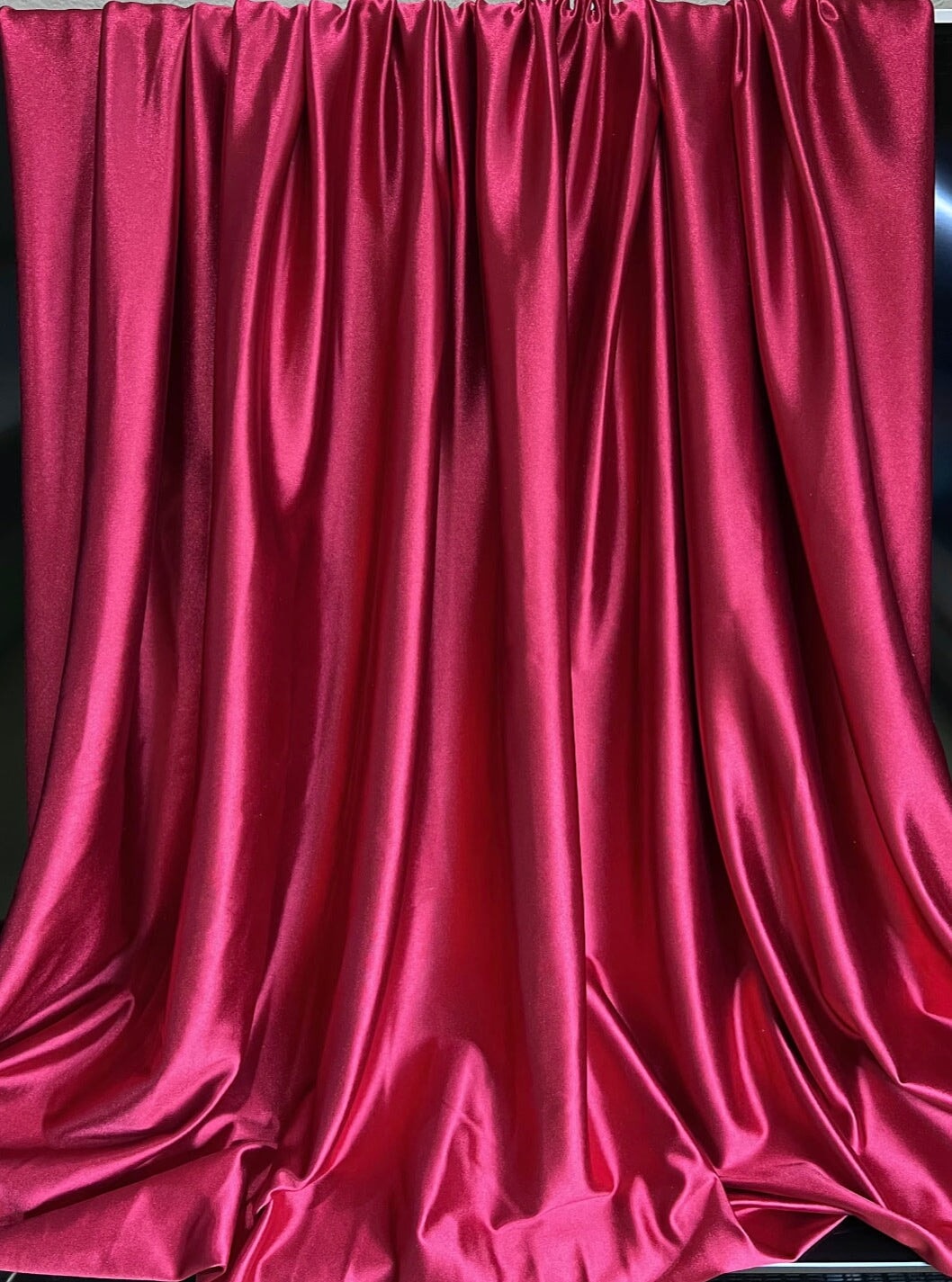 Shiny Nylon Spandex Wine