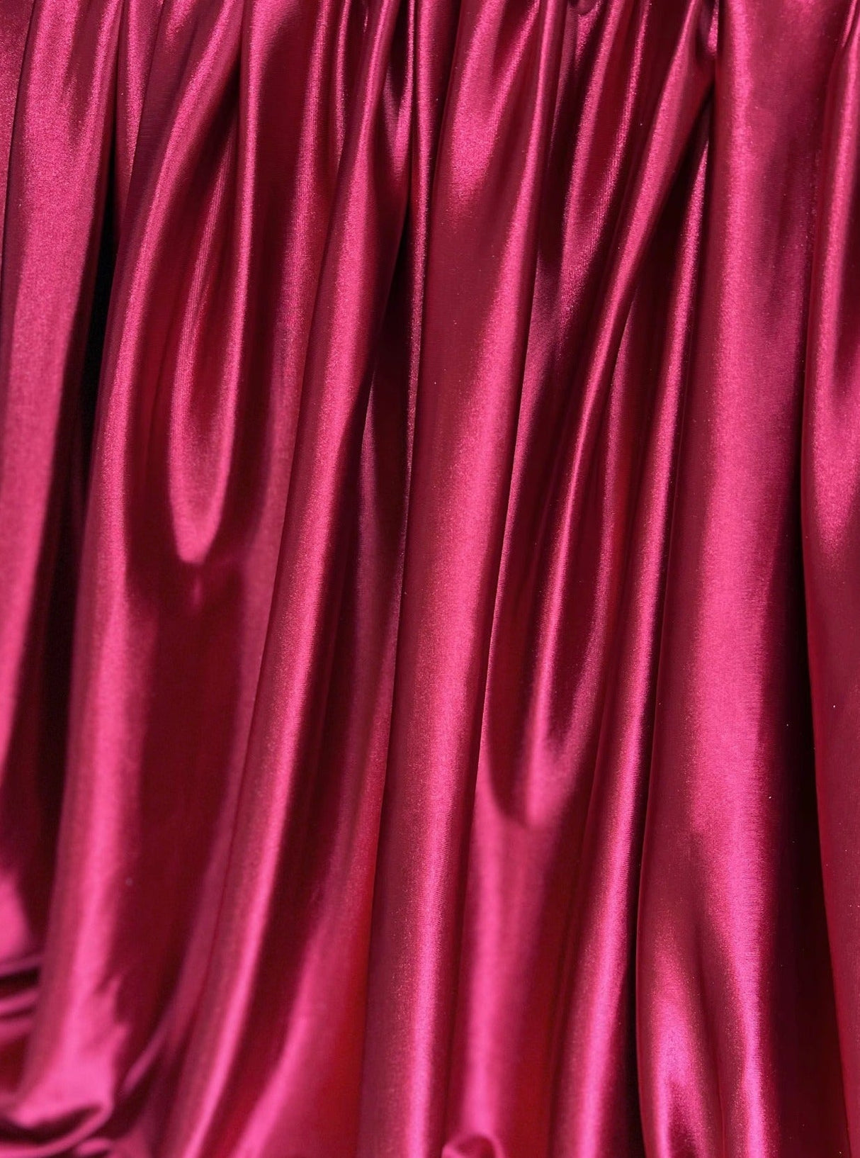 Shiny Nylon Spandex Wine
