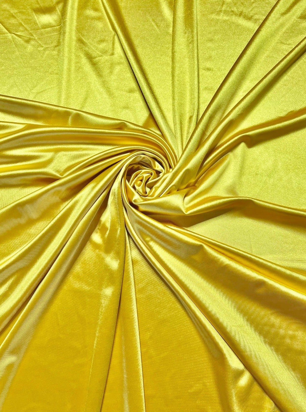 Shiny Nylon Spandex Yellow