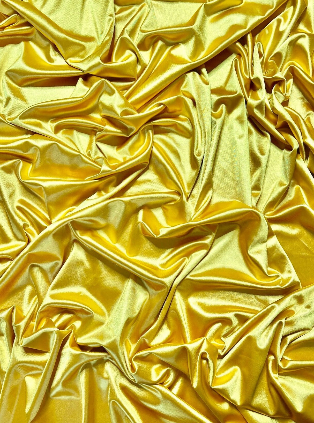 Shiny Nylon Spandex Yellow
