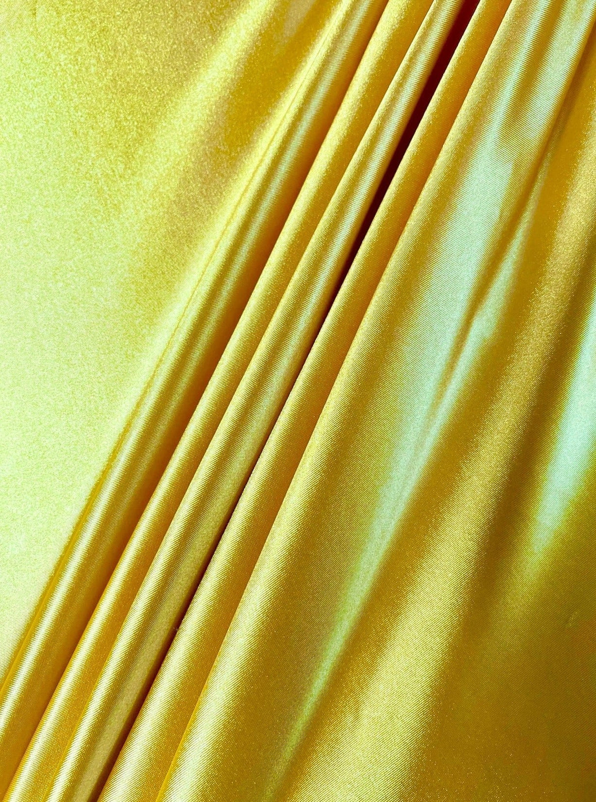 Shiny Nylon Spandex Yellow